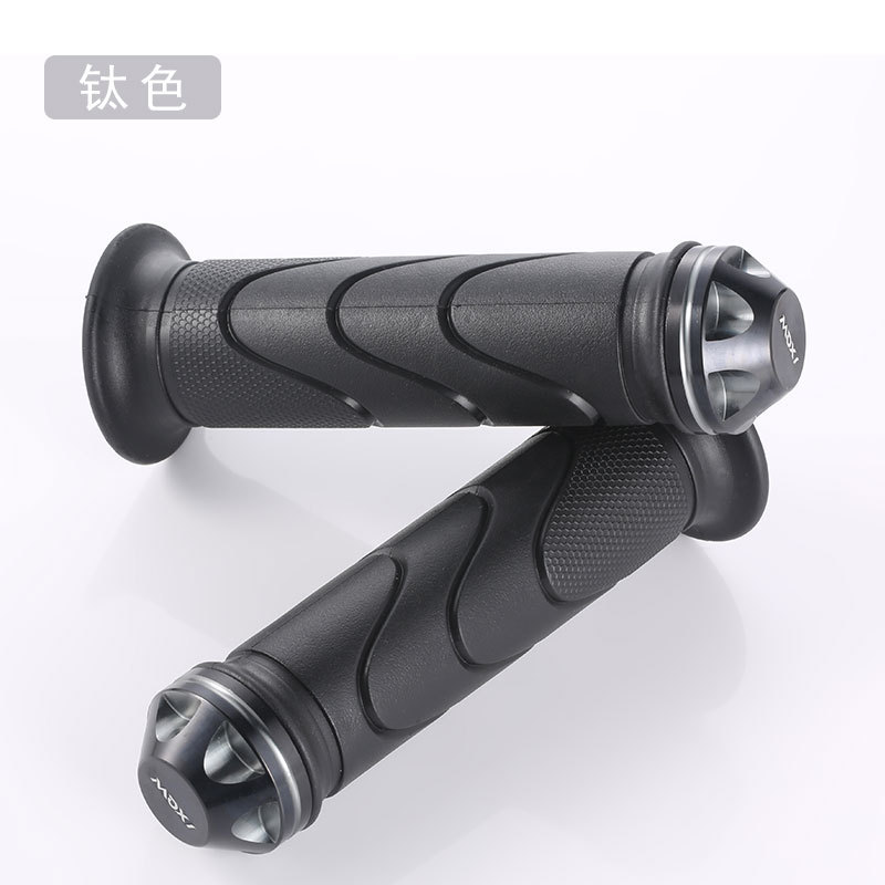 Motorcycle Handle Cover – Motuoche Throttle Grips - 223-handlebar-grips-titanium