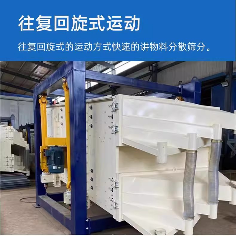 珍珠岩方形摇摆筛英砂石食品冶金工业高效自清网筛分机高效筛分