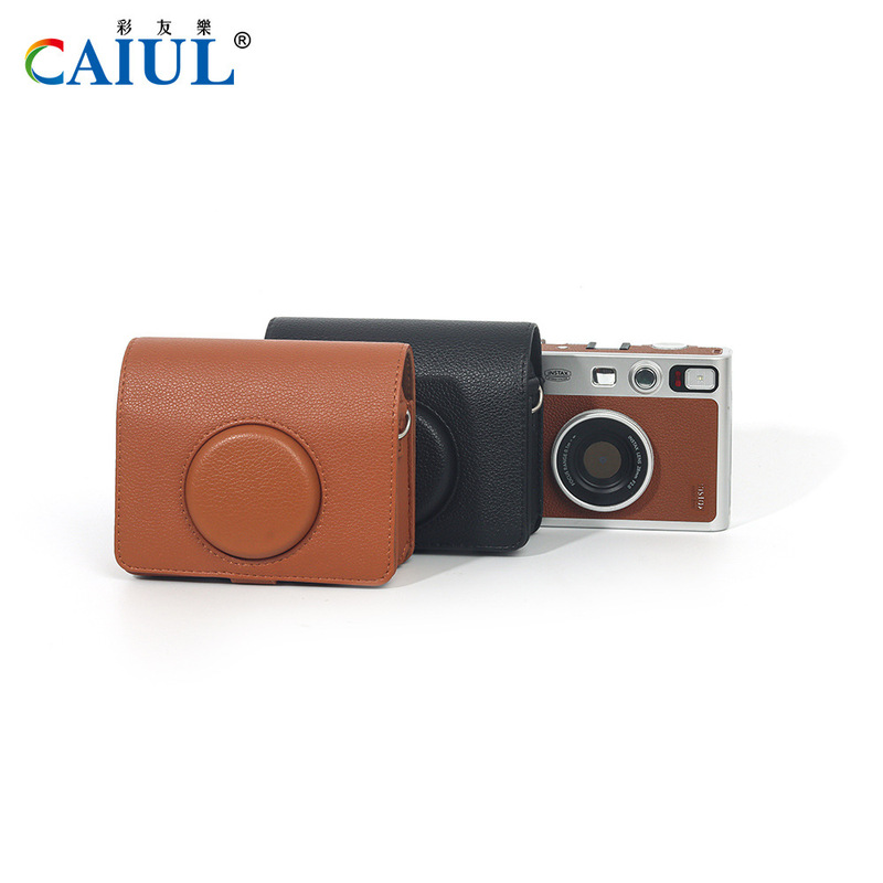 For Mini EVO Retro Camera Bag PU Leather Retro Camera Bag Digital Photography Leather Case