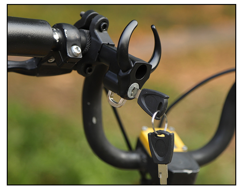Electric car helmet lock battery car multi-function hook lock waterproof anti-theft fixed hat lock battery car hook lock