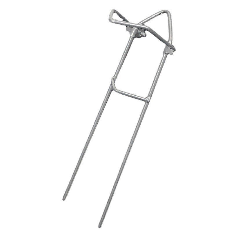 Sea pole dual-purpose bracket simple fishing bracket hand-sea dual-purpose ground fork bracket metal iron bracket wholesale