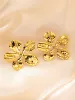 Five -petal earrings
