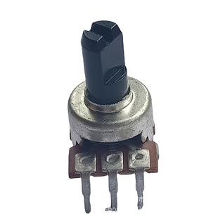 Factory Direct supply R1216 plastic handle single joint curved foot potentiometer radio electronic toy special potentiometer