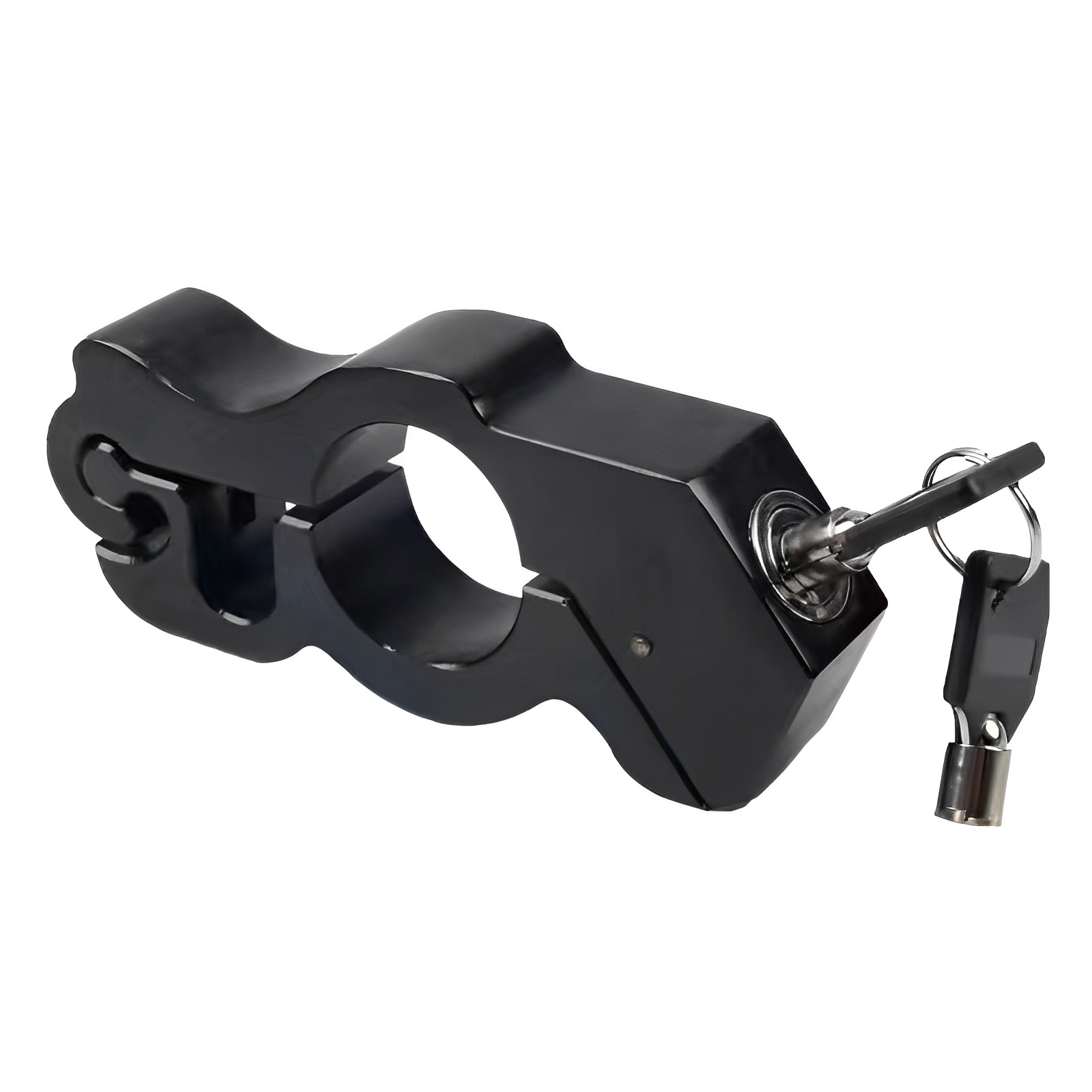 Universal alloy motorcycle electric handlebar anti-theft lock pedal battery handbrake lock portable handlebar throttle lock