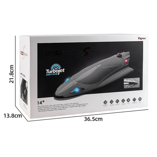 Feiyu FY011 Remote-Control Speedboat Racing Toy Boat: Capsize-Resistant, High-Speed Turbojet RC Ship
