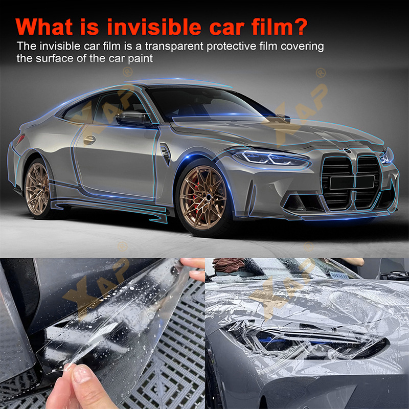 Cross-border exclusive for BMW M4 Coupe G82 21-24 TPU invisible paint protective film anti-scratch