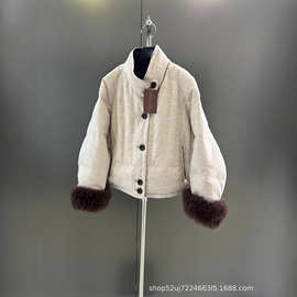 2025冬季新款时尚精致优雅柔美休闲极简柔软洋气俏皮双面羽绒服