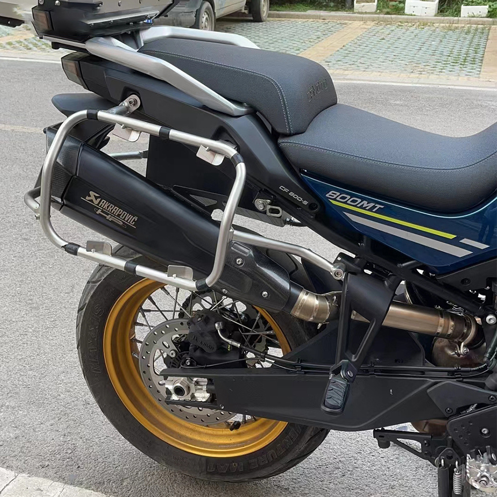 Universal motorcycle modified exhaust pipe carbon fiber tail section shaped forza350 xmax300 spring wind 800MT