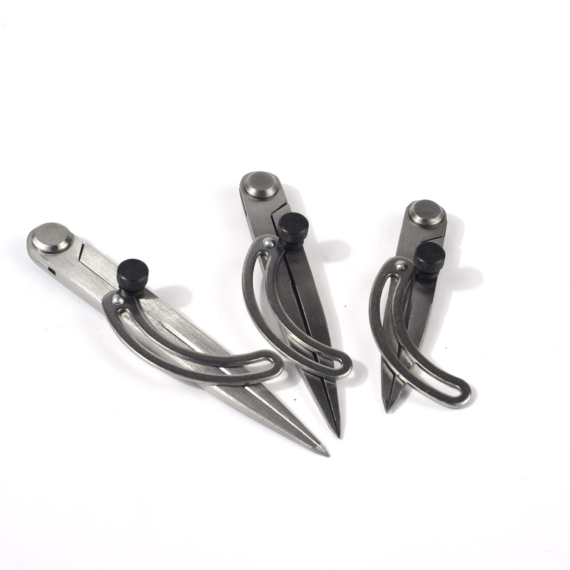 带翼划规带帽间距规划规钳 画圆规木工业划归碳钢头边线器可调节