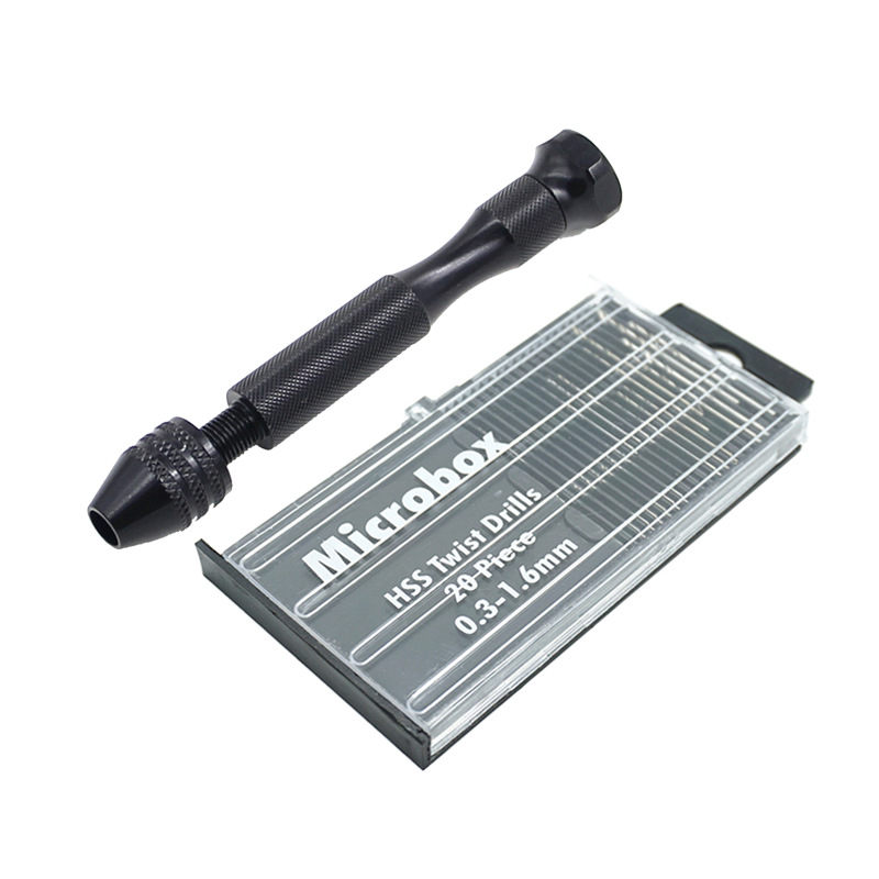 Wenwan ámbar mil ojos diamante Bodhi nogal Cross-border 0,3-3,4mm mano negro taladro manual de perforación