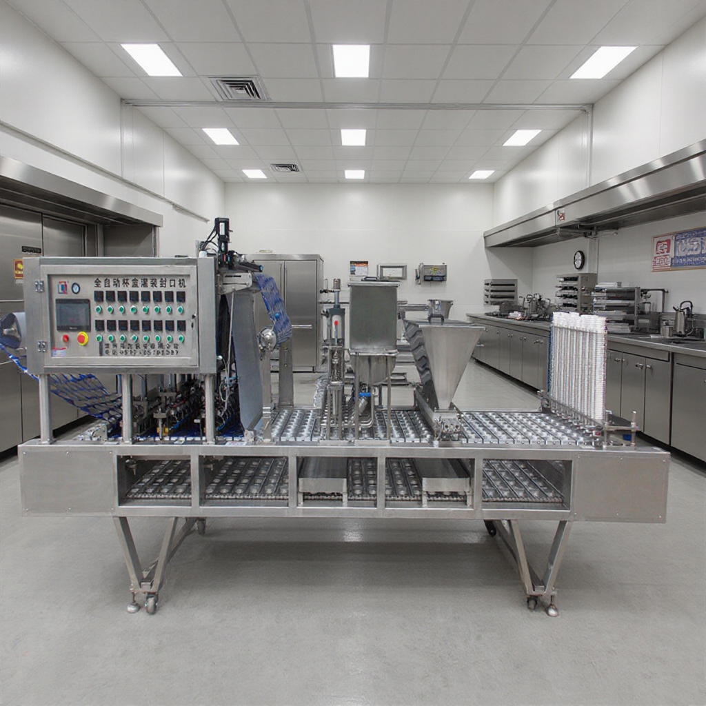 实力商家 杯装红豆羹灌装封口机  谷物酸奶充填包装设备 源头生产