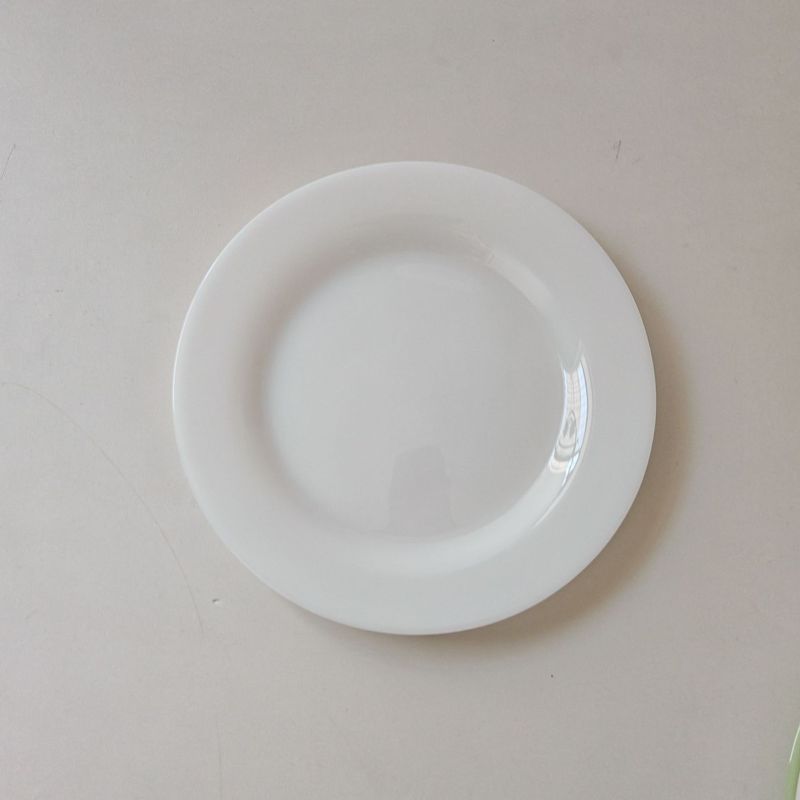 韓国ミルク翡翠ガラスプレートガラスプレートマグマッチングコーヒープレート卸売イン高価値食器トレイ|undefined