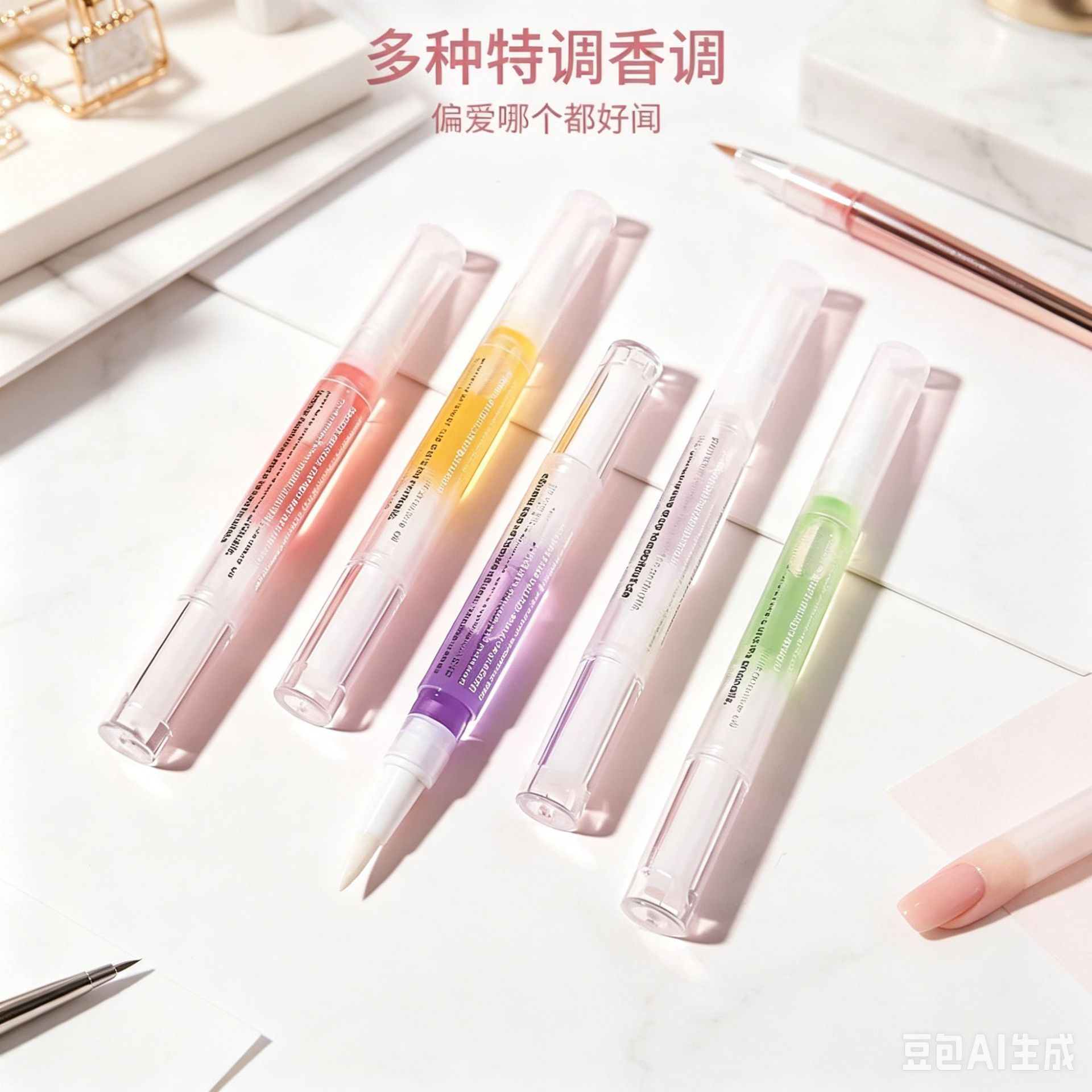 Transparent Nail Edge Oil Pen, Nail Nutrition Oil Pen, Rotating Nutrition Pen, Anti-Hangnail and Dead Skin Remover, Nail Nourishment