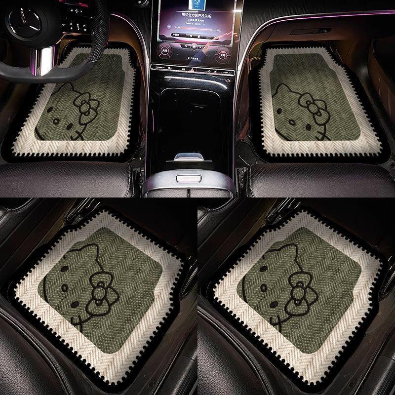 Car diatomite floor mats are non-slip, water-absorbent, wear-resistant, universal carpet-style, dirt-resistant, single-piece car mats, a complete set of car carpets