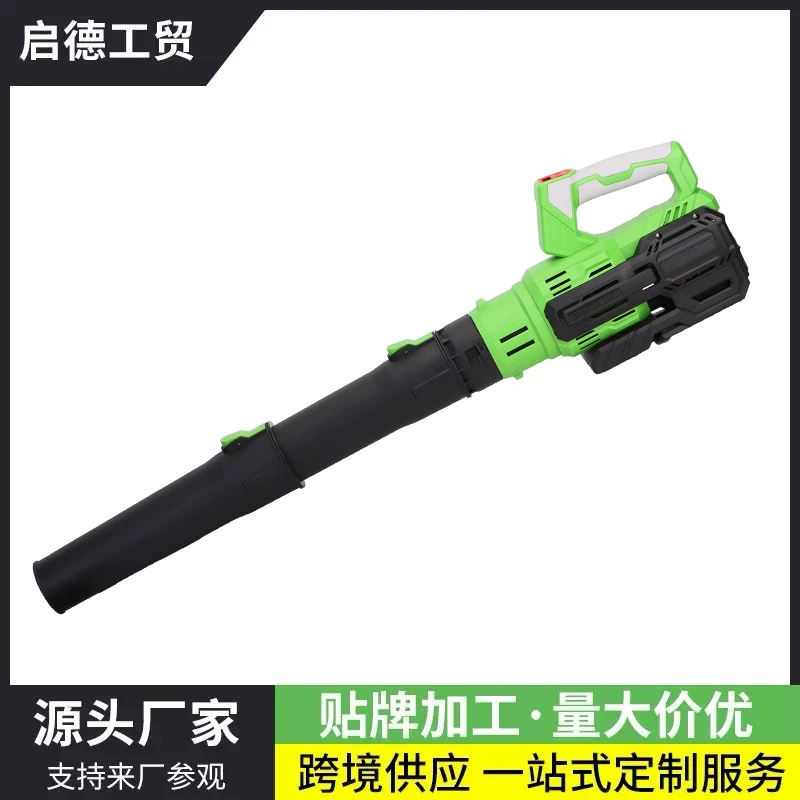 Литиевая батарея, перезаряжаемый ручной мощный фен, турбинный снегоочиститель, промышленный класс, выдувание пыли, выдуватель падающих листьев