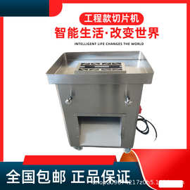 全自动切肉片机新鲜牛羊肉切片机多功能猪肉鸡胸肉切片机