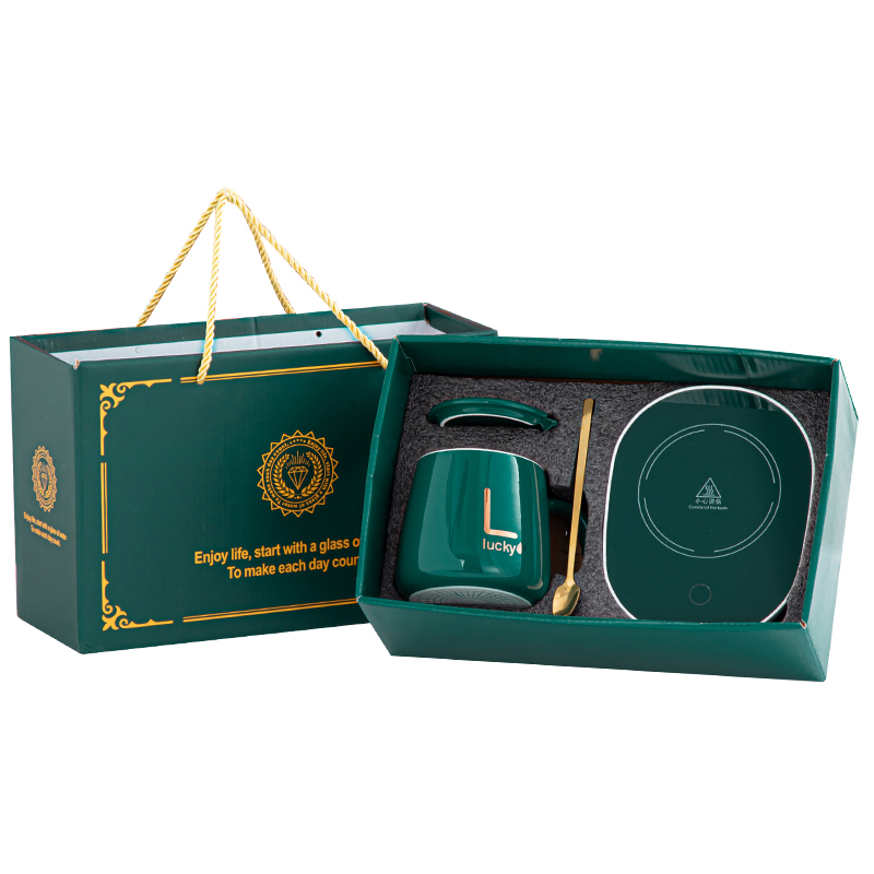 Cerámica cálida taza de café cálida taza de café cálida taza de temperatura constante reunión anual tienda de celebración de la apertura práctica regalos de acompañante se pueden imprimir LOGO