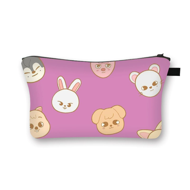 Сумка косметичка SKZOO STRAYKIDS для студентов и детей, косметики, мешок для хранения, для девочек, витринная вентиляция