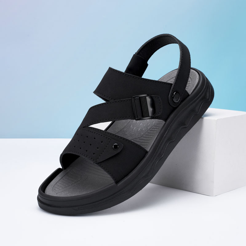 Sandalias para hombre ligero para el hogar al aire libre de doble uso antideslizante y resistente al desgaste 2025 verano nuevo estilo playa tendencia de moda chanclas image 7