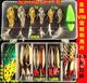 Fishing Lures Kit Mixed Including Minnow Popper Crank Baits with Hooks for Saltwater Freshwater Trout Bass Salmon Fishing