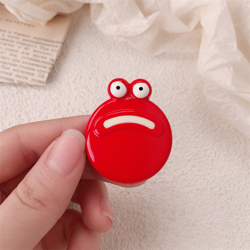 Clip de germinación fea boca de salchicha caricatura extraña muñeca fea niña adorable ins clip de pelo frisa clip de borde roto adornamiento para el pelo