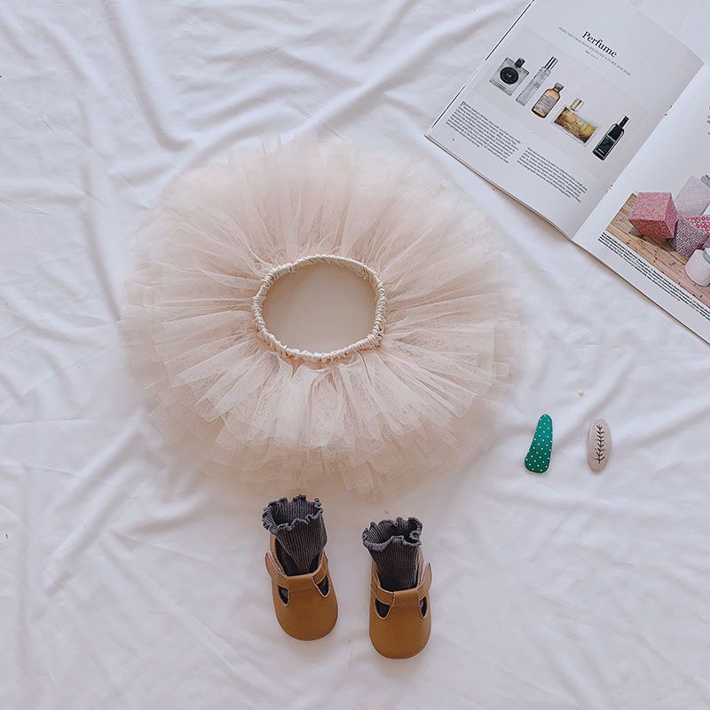 Falda de niña nueva falda de princesa 2021 falda de gasa de pastel de bebé falda de tutú de todo fósforo para niños falda corta estilo occidental
