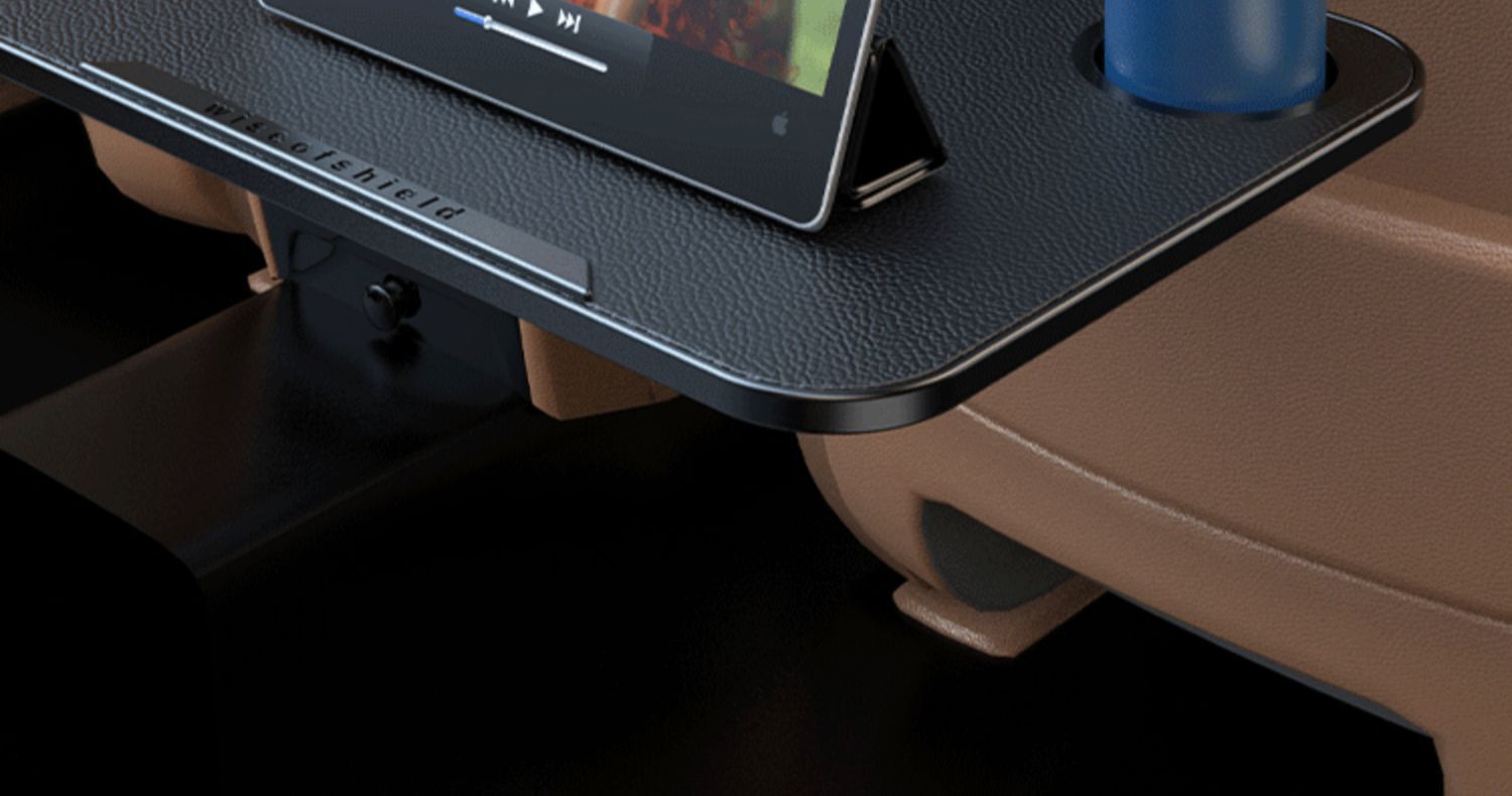 Car Small Table Board Car Rear Seat Office Dining Table Car Computer Folding Dining Storage Bracket