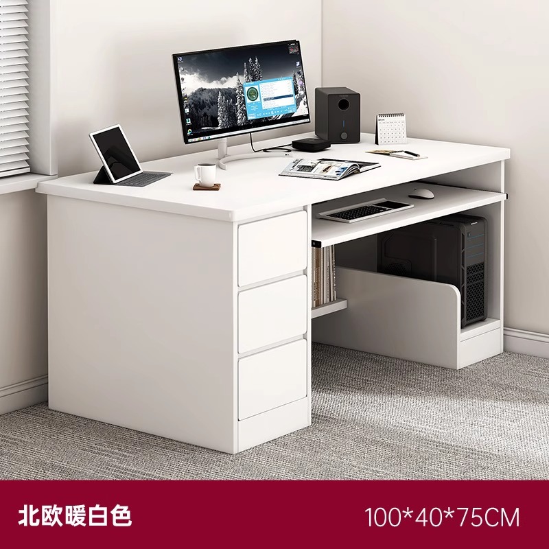 Mesa de oficina de personal mesa y silla de oficina combinación simple mesa de escritorio moderno jefe doble mesa de computadora