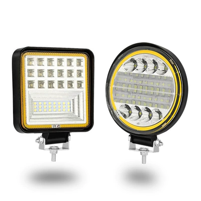 İşçi projektorları Round Led Work Light Yellow