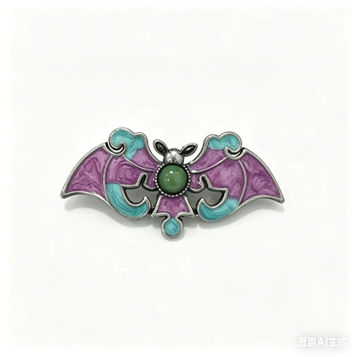 Bat Brooches with Auspicious | Yaxa sancaqları
