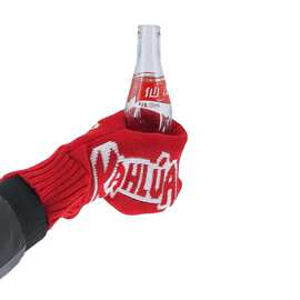 Knit Beer Mitts啤酒手套防冻隔热包底毛线针织手套啤酒杯套保暖