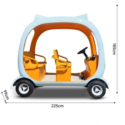 Car, Double-Row Four-Seater, Elektrikli qolf avtomobilləri