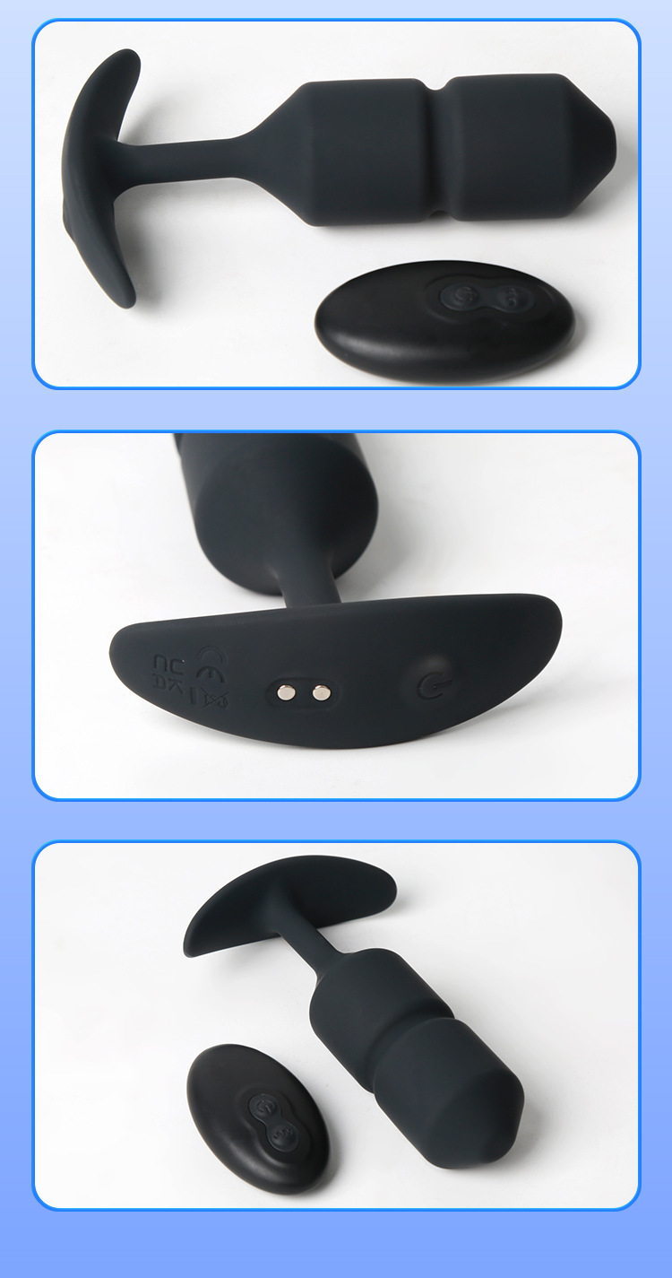 Remote-Control Vibrating Anal Beads with Silicone Anchor Design and Frequency Modes — detail image 24
