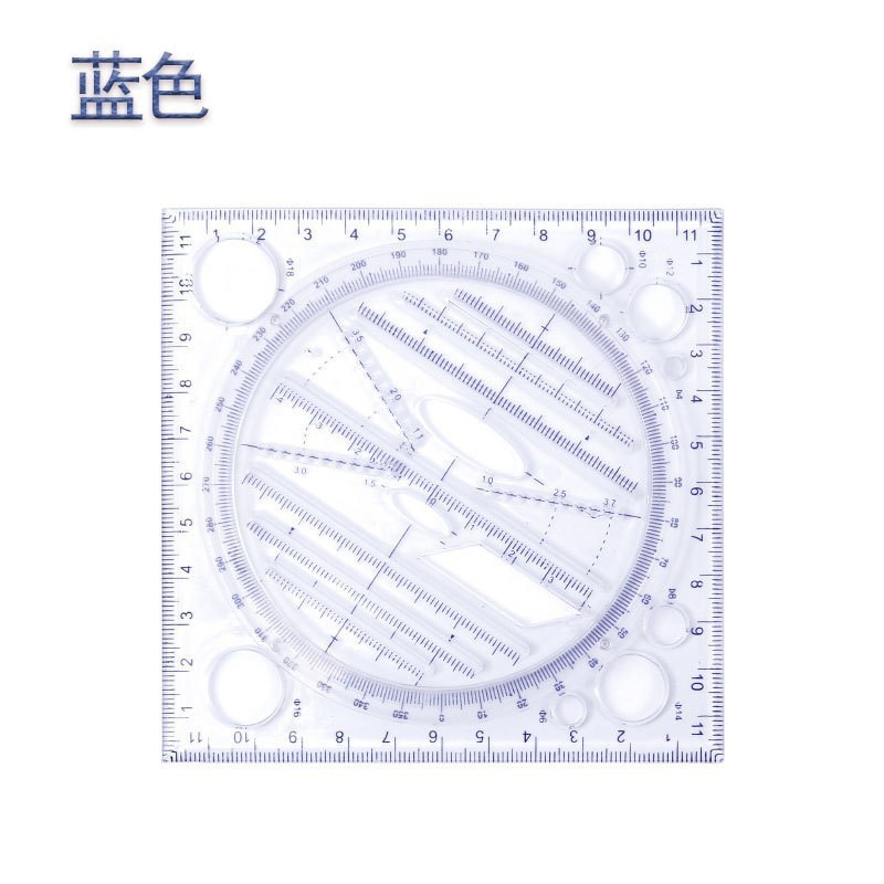亚克力异形缝纫拼布尺 切割尺双色长正方形尺 镂空尺 PVC模板|undefined