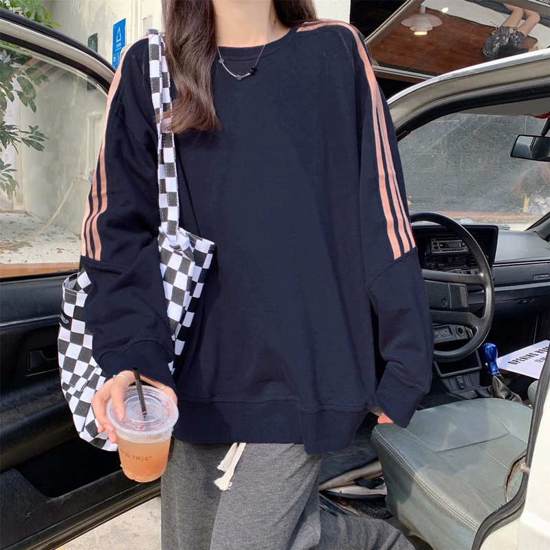 Autumn thin sweatshirt, 210 gram, loose fit, plus size