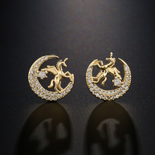 �Ĺ� �羳��Դ ͭ΢���ʯ���� ��18K�����������޶���Ů��ó��Ʒ