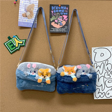 批发2026新款质感疯狂动物城朱迪尼克包包可爱毛绒单肩包斜挎包