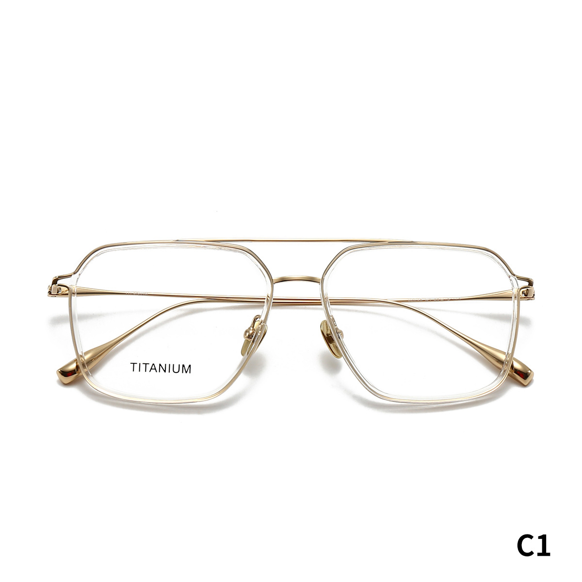 STUDIOMUKU gafas de madera cool para satisfacer a los grandes de la moda con un temperamento encantador de gafas de doble haz.