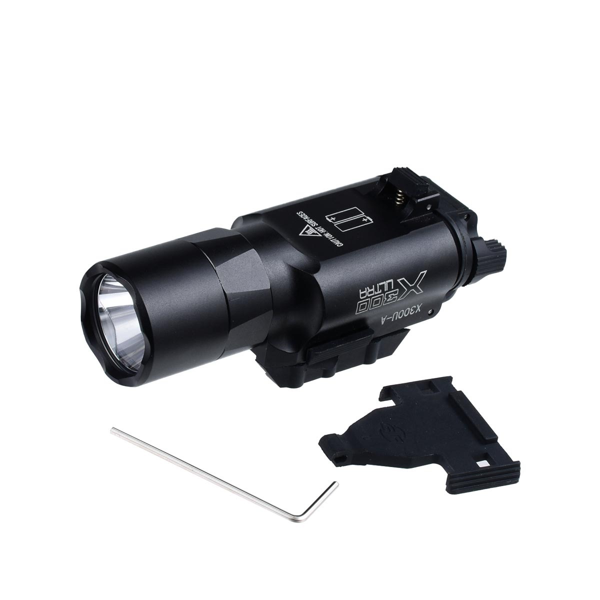 Tácticas al aire libre X300U colgar linterna de luz intensa iluminación LED aluminio lámpara de casco de alto lumen