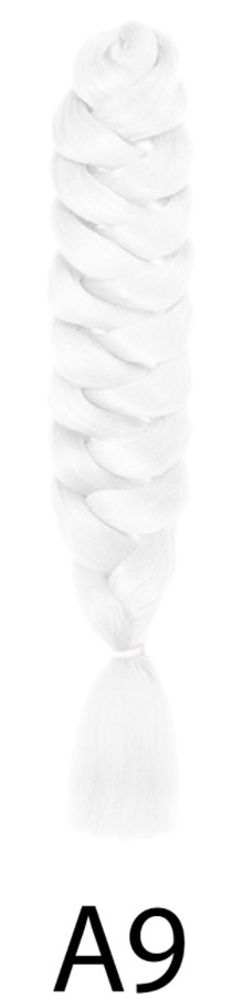 Peruca de comercio exterior fibra química africana gran trenza 165g trenza jumbo trenza cabello de alta temperatura seda trenza