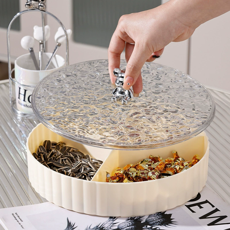 Легкая экстравагантная влагостойкая тарелка с фруктами с пылезащитным чайным столиком