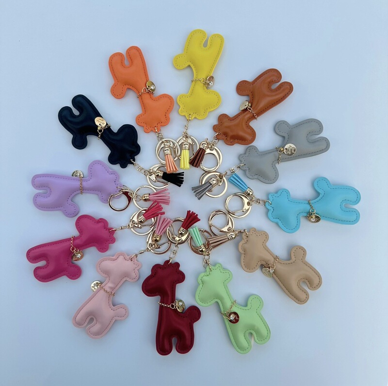 2022 Creative Giraffe Wristband Mobile Phone Case Pendant Bag Pendant Cartoon Fawn Mobile Phone Case Patch Wristband