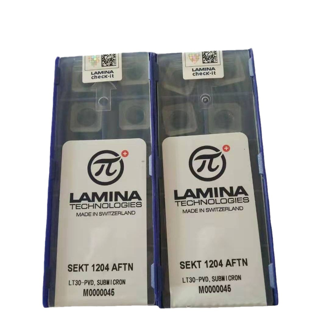 批发LAMINA瑞士林尼娜刀片SEKT1204AFTN-LT30铣削车削刀钢件铸铁