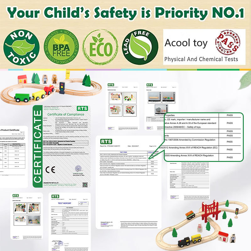 En nombre de la serie de ensamblaje de trenes eléctricos de pista de madera de Thomas transfronterizo, regalo de juguete de pista de escena compatible