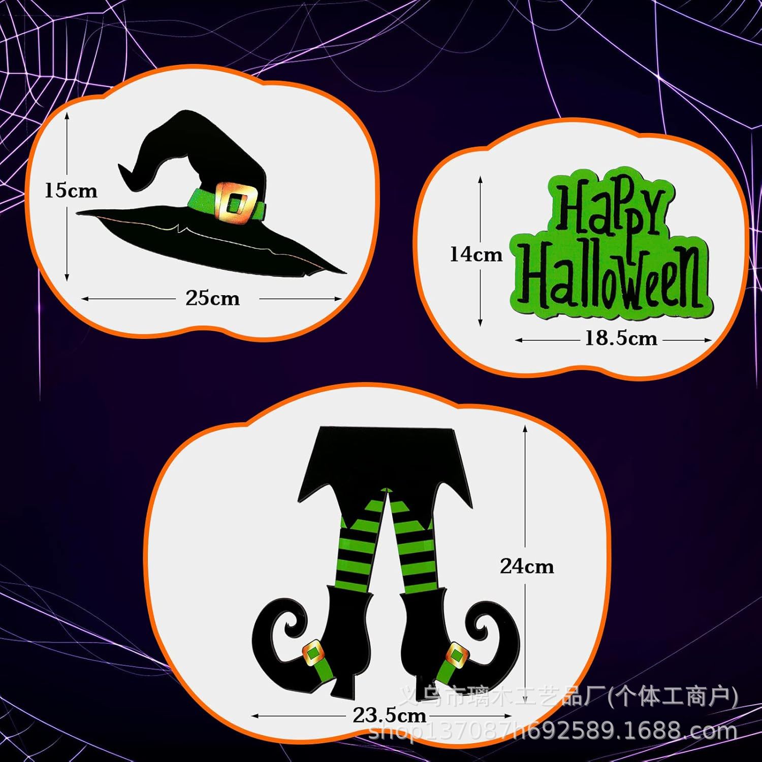 Nuevos productos transfronterizos de madera Halloween decoración de la atmósfera de la fiesta del hogar cabeza de ratón colgante decoración del patio vestíbulo