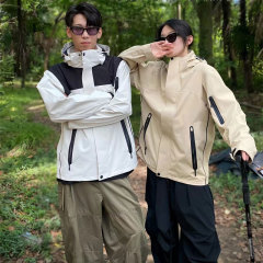 突撃服男三合一防水保温登山服戸取り外し可能作業服高級感圧着スキー服