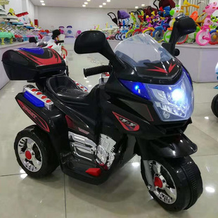 Electric Motorcycle children's electric toy car can sit people rechargeable tricycle boys and girls children motorcycle export