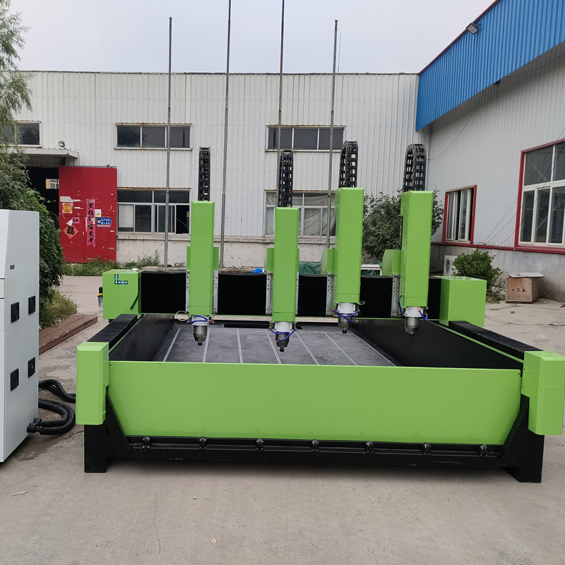 石材雕刻机电脑全自动多头重型大型平面3D立体仿形锯片精雕机