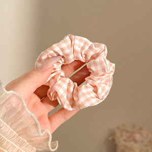 Anillo de cabello perezoso coreano cuerda de cabeza intestino grande niñas de alto nivel de la sensación de cabello de alta elasticidad correa de cabello de cabello super grande