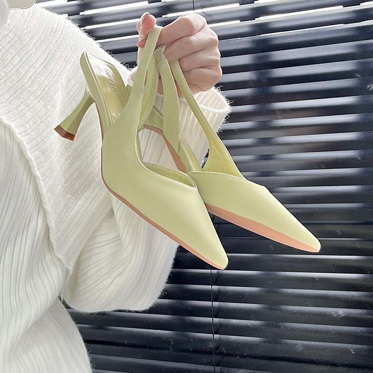 Versatile Sandals and High Heels for Women 2025 New Pointed Toe Stiletto Shoes Niche Design Elegant Toe Sandals